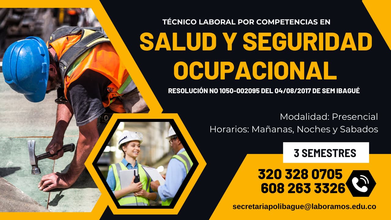 Técnico laboral por competencias en Salud y Seguridad Ocupacional